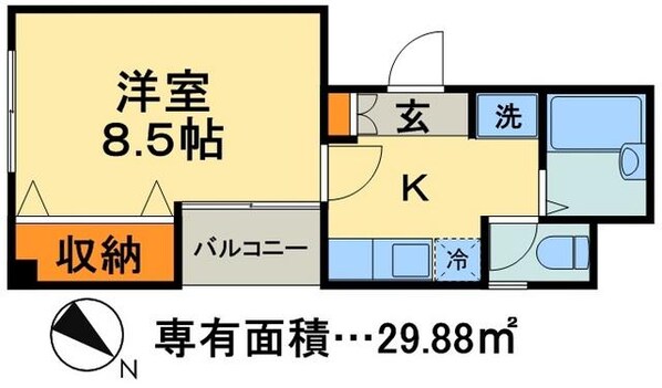 サンライズビルの物件間取画像